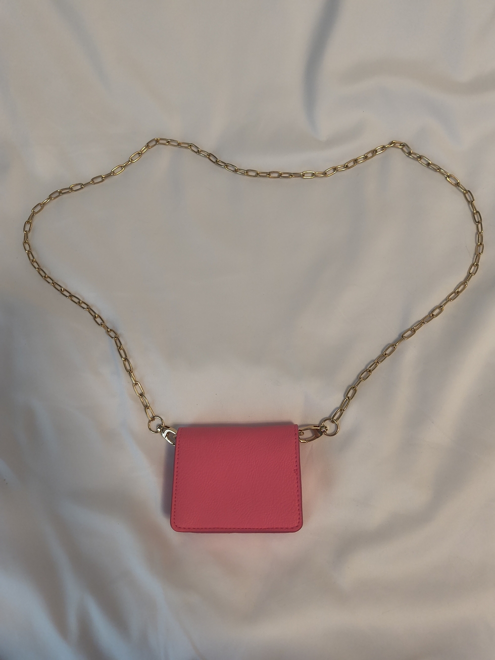 Universal Thread Hot Pink Mini Crossbody with Gold Chain - Picture 5 of 5